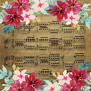 Romantic Rhapsody floral border background Digital Art by Thursina Romantic Rhapsody floral border background Digital Art by Thursina