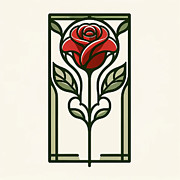 Rose 1 Digital Art by Arina Gallery