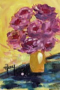 Roses on a Sunny Day Painting by Roxy Rich