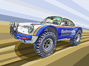 Rothmans Rally 1984 Porsche 911 SC RS Mixed Media by Yuriy Shevchuk
