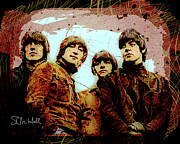 Rubber Beatles Digital Art by Steve Mitchell