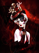 Ruby Gothic Femme Digital Art by Shanina Conway Ruby Gothic Femme Digital Art by Shanina Conway