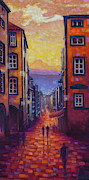 Rue des Gras Painting by Rob Buntin