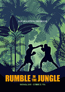 Rumble in the Jungle - Alternative Movie Poster Digital Art by Movie Poster Boy