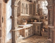 Rustic Pantry Digital Art by Eris And AI Rustic Pantry Digital Art by Eris And AI
