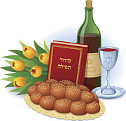 Sabbath table Drawing by Mementoil