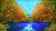 Sacred Pond Peace Digital Art by Joel Bruce Wallach