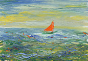 Sail Painting by Sharon Yencharis