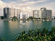 Sailboat In Miami Beach Florida Photograph by Phil Perkins