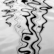 Sailboat mast reflections Photograph by Donald Kinney