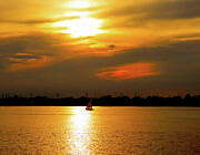 Sailing Into the Sunset Photograph by Linda Stern Sailing Into the Sunset Photograph by Linda Stern