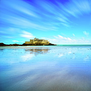 Saint Malo, Fort National Low Tide. Brittany Photograph by Stefano Orazzini
