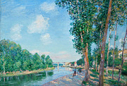Saint-Mammes. June Sunshine. Date/Period 1892. Painting. Oil on canvas. Painting by Alfred Sisley