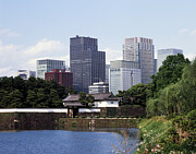 Sakuradamon Gate and Buildings, Chiyoda, Tokyo, Japan Photograph by Mixa