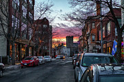 Salem at Sunset on Essex Street Photograph by Jeff Folger