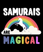 Samurais Are Magical Digital Art by Flippin Sweet Gear