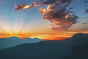 San Bernardiino Mountains Sunset Photograph by William Gunn San Bernardiino Mountains Sunset Photograph by William Gunn