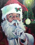 Santa 2020 Painting by Kevin McKrell