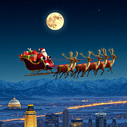 Santa Clause #1 Digital Art by Steve Mitchell