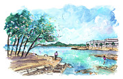 Santa Eularia Des Riu 04 Painting by Miki De Goodaboom Santa Eularia Des Riu 04 Painting by Miki De Goodaboom