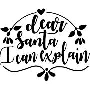 Santa explain Digital Art by Jacob Zelazny