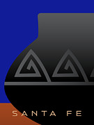 Santa Fe Black Pot Digital Art by Sam Brennan