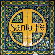 Santa Fe Train Station Emblem Photograph by David Levin
