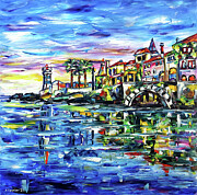 Santa Maria, Cascais Painting by Mirek Kuzniar