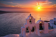 Santorini Sunset Photograph by Evgeni Dinev Santorini Sunset Photograph by Evgeni Dinev