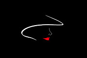 Sass black Drawing by Az Jackson