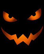 Scary Jack O Lantern Pumpkin Face Halloween Costume Digital Art by Flippin Sweet Gear