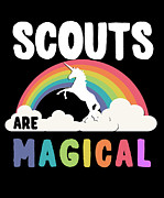 Scouts Are Magical Digital Art by Flippin Sweet Gear