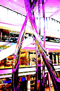 Sculpture In Mall In Warsaw, Poland Photograph by John Siest