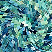 Sea Glass Radial Digital Art by David Manlove Sea Glass Radial Digital Art by David Manlove