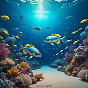Sea Life 2024 0220411p Digital Art by Cindy's Creative Corner