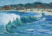 Seabright Surf, 2021 Painting by PJ Kirk