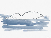 Seal Rock 3- Art by Linda Woods Mixed Media by Linda Woods