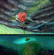 Searching Painting by Mindy Huntress Searching Painting by Mindy Huntress