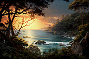 Seaside Solitude Digital Art by Emily Pierce