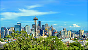 Seattle Skyline Photograph by Jerry Cahill