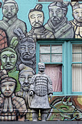 Security Guard -- Chinese Warrior Mural in San Francisco Chinatown, California Photograph by Darin Volpe Security Guard -- Chinese Warrior Mural in San Francisco Chinatown, California Photograph by Darin Volpe