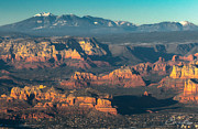 Sedona and Humphrey's Peak Photograph by Geno