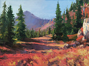 Seeing Red at the Seven Devils Painting by Steve Henderson Seeing Red at the Seven Devils Painting by Steve Henderson