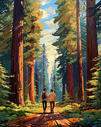 Seeing The Redwoods Digital Art by Mark Tisdale