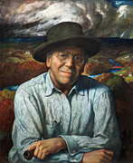 Self-portrait, 1940 Painting by N C Wyeth Self-portrait, 1940 Painting by N C Wyeth