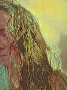 Serious in the Light Mixed Media by Bentley Davis