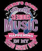 Serious Music Happening In My Head Now Digital Art by Jacob Zelazny