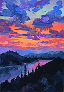 Setting sun Painting by Anastasia Trusova Setting sun Painting by Anastasia Trusova