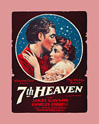Seventh heaven movie poster Digital Art by Madame Memento