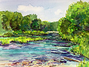 Shawnee, on the River Painting by Clara Sue Beym